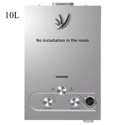 VEVOR LPG Tankless Water Heater – 6L–18L Propane/Butane Instant Hot Water