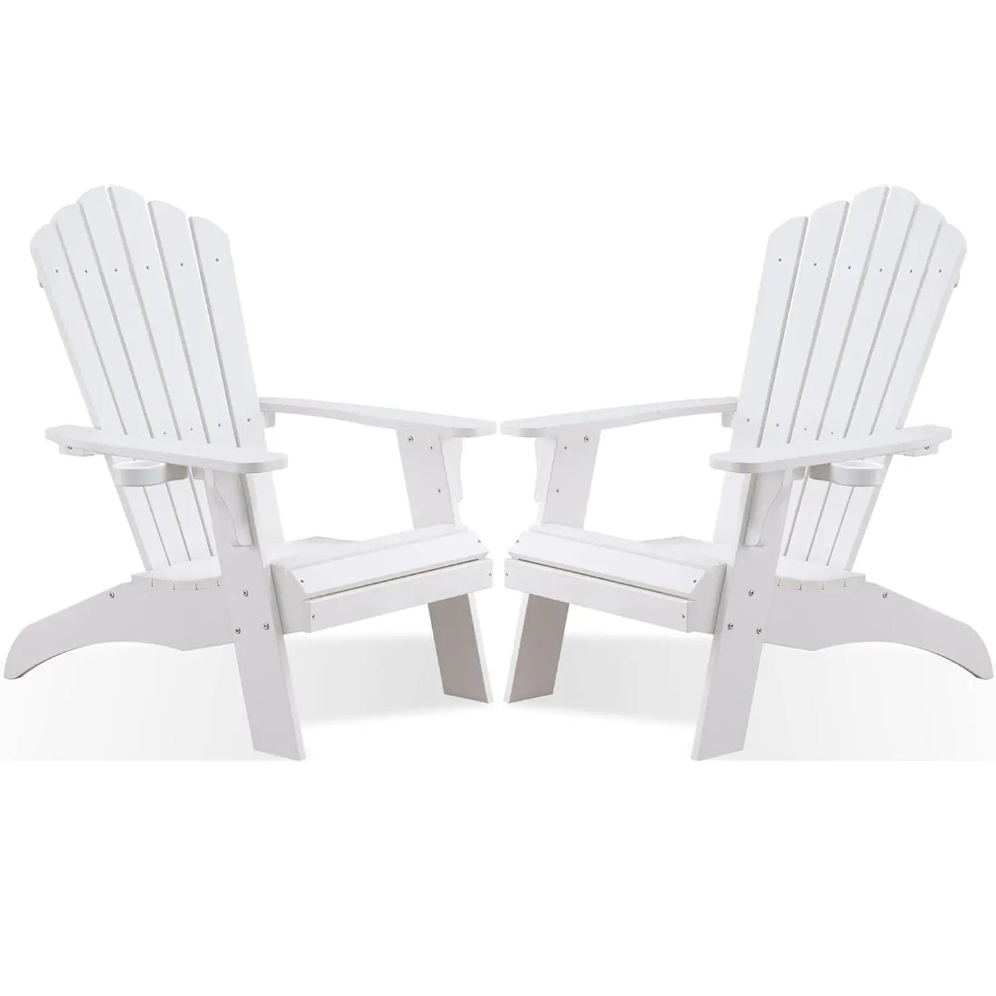 Oversized Poly Lumber Adirondack Chair Set of 2