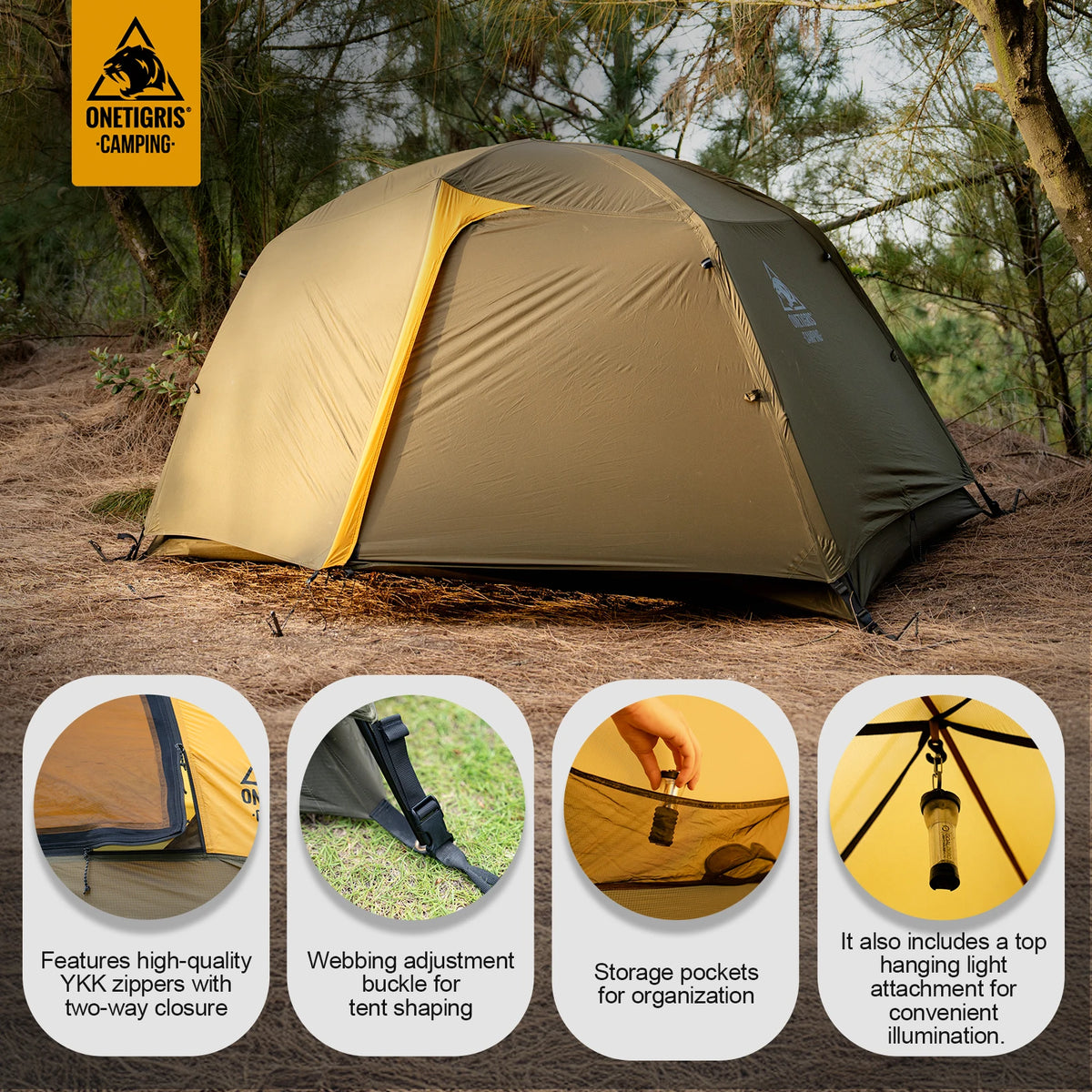 2-Person 4-Season Camping Tent