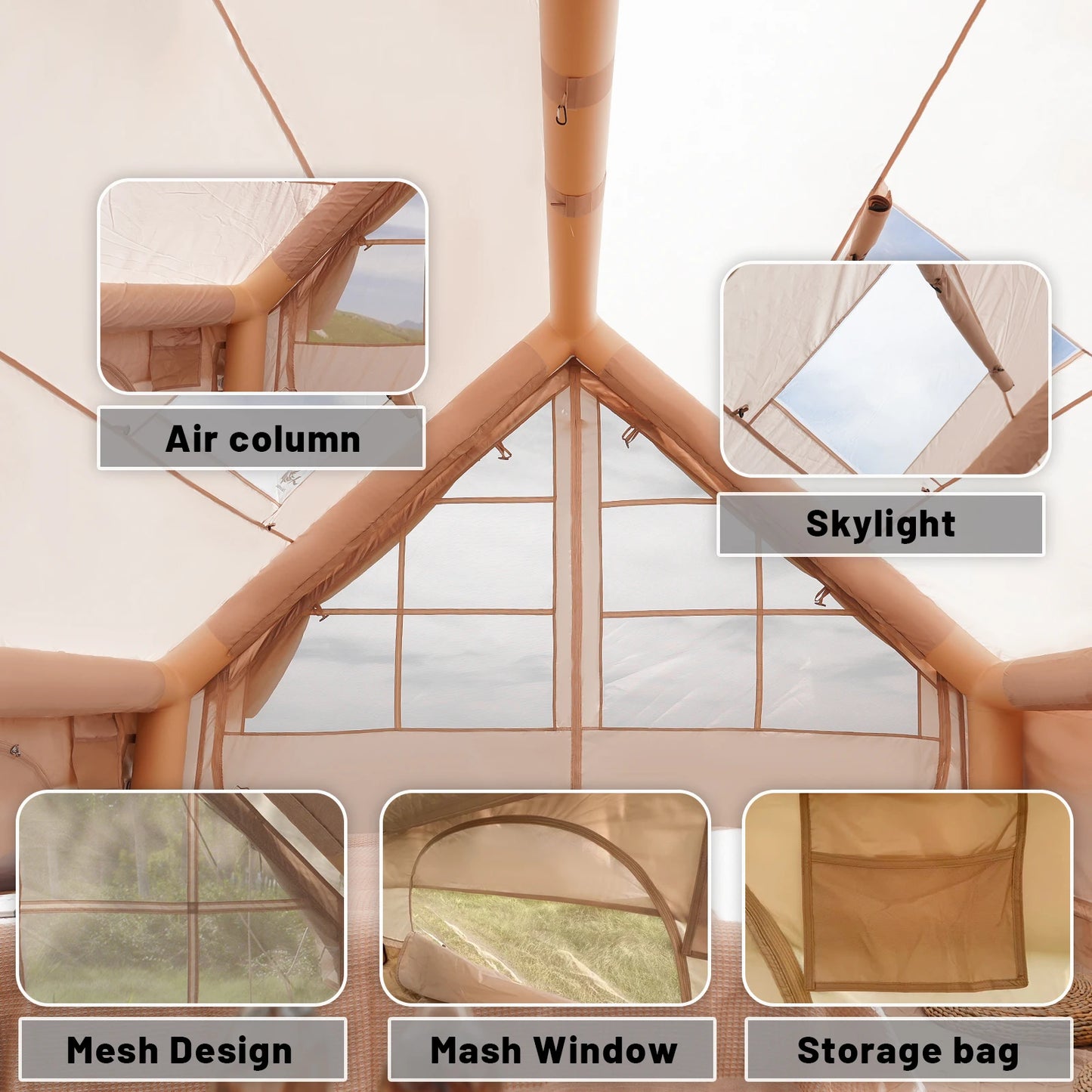 4-8 Person Inflatable Tent