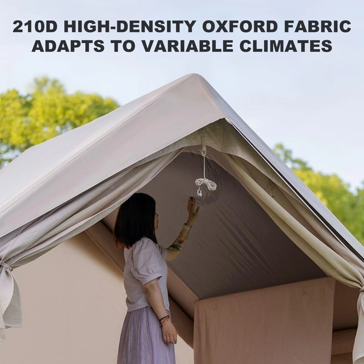 10' × 13' Ultralight Camping Tarp & Rainfly – 6–8 Person Shelter