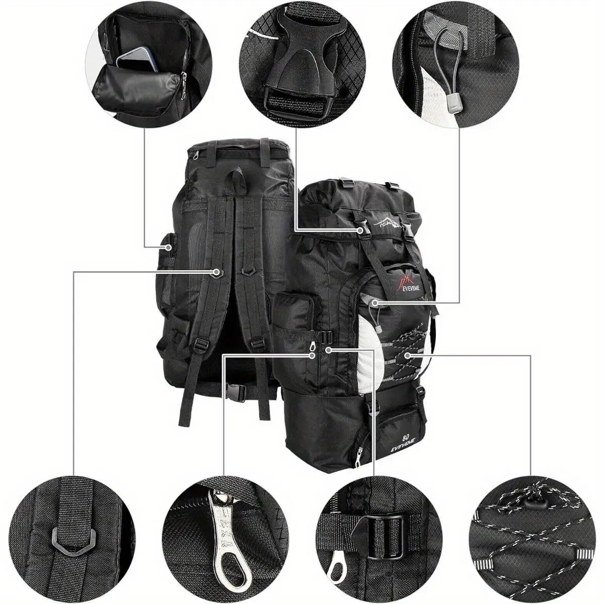 70L Outdoor Ultralight Backpack