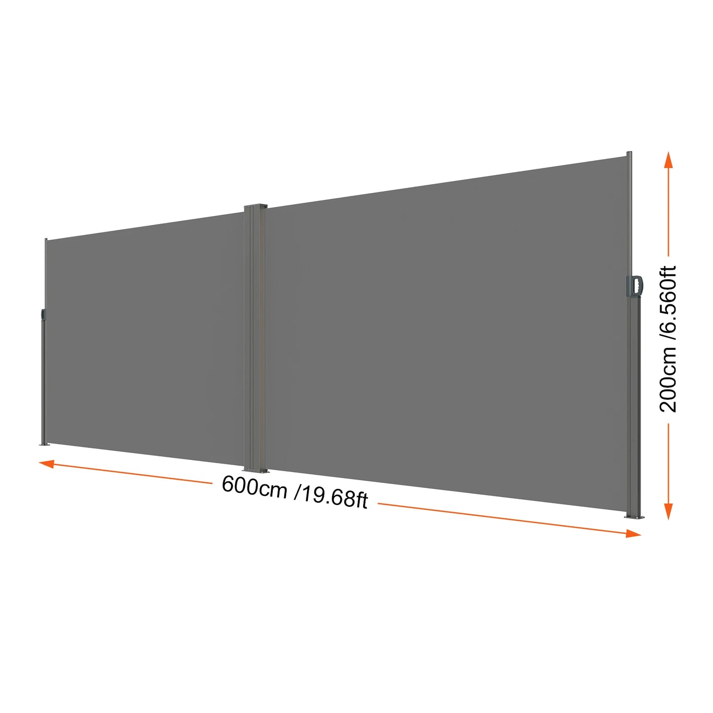 Retractable Side Awning Outdoor Privacy Retractable Patio Screen