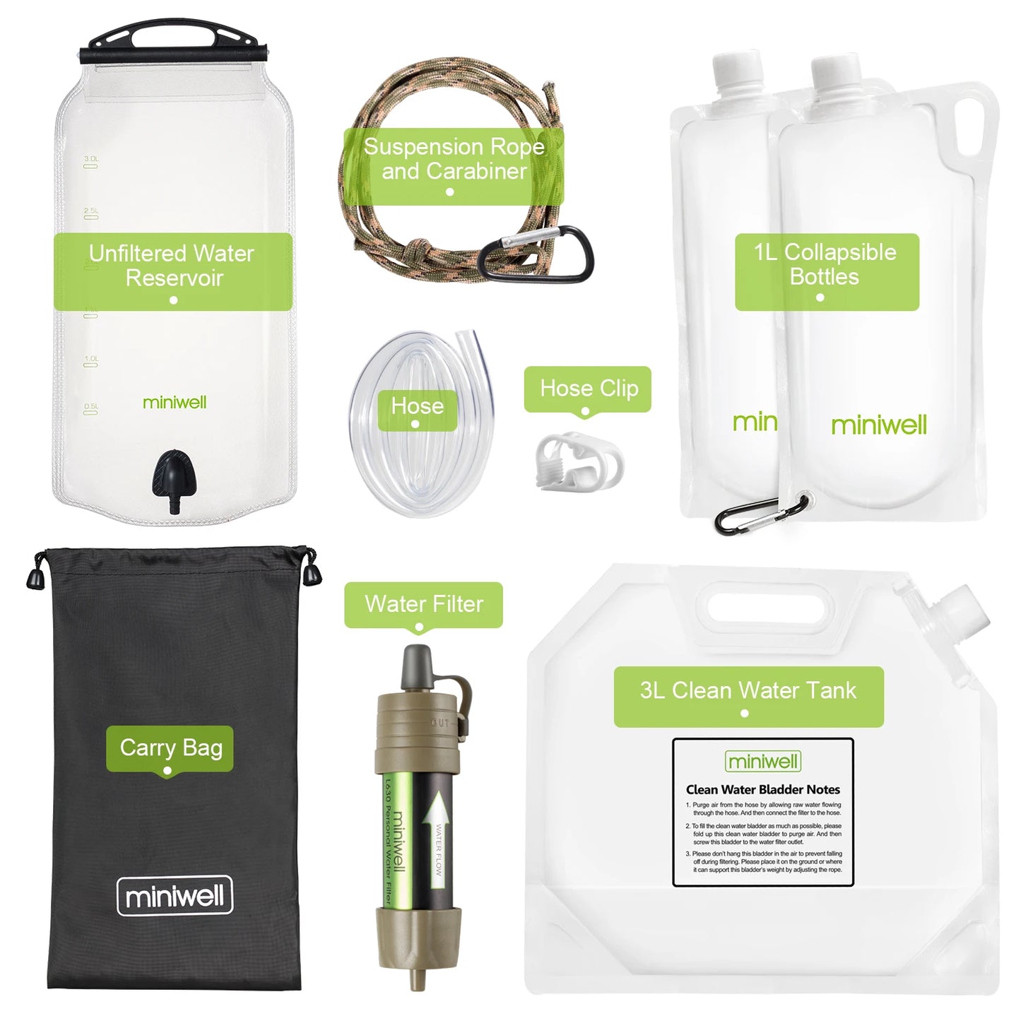 Miniwell L630 Portable Water Filter Equipment