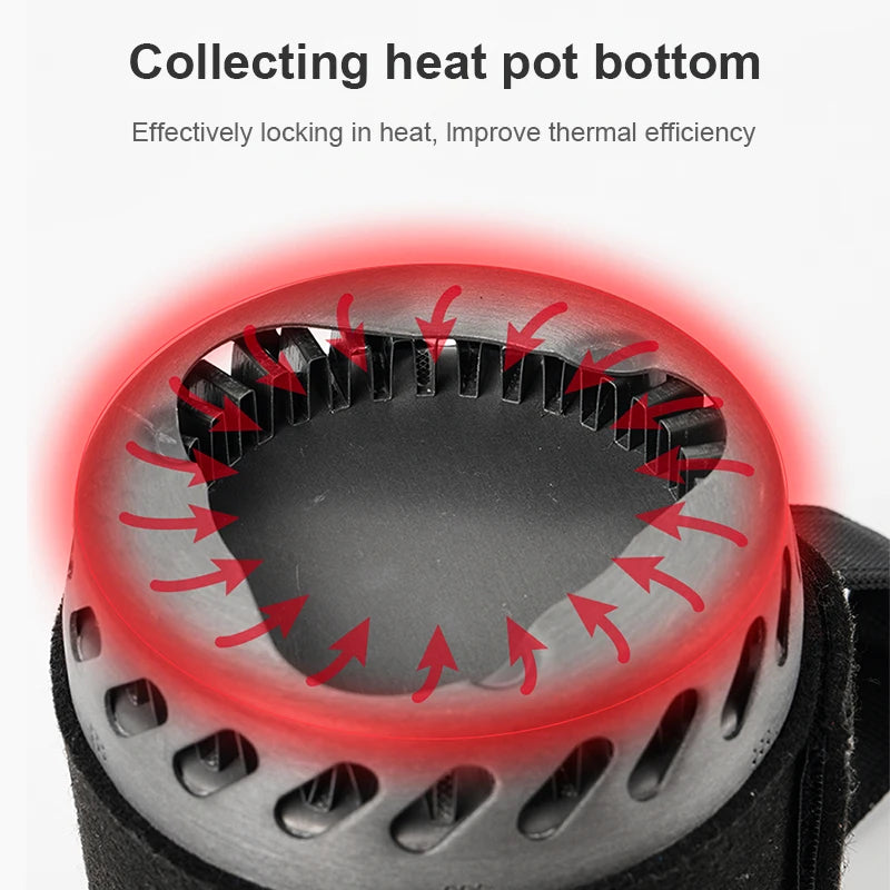 Integrated Heat Collecting Pot Burner