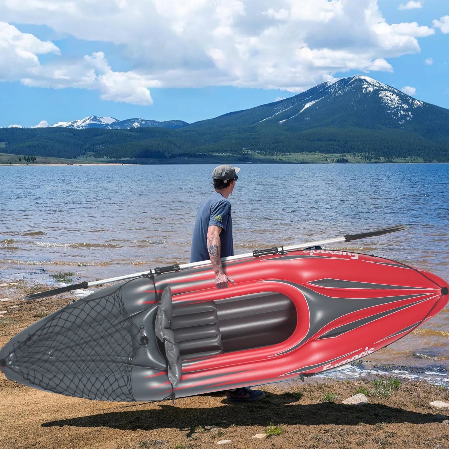 Inflatable Kayak Fishing Boat 1 Person