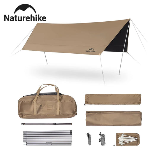 Naturehike Large Camping Canopy & Sun Shelter – Family Beach & Park Tarp