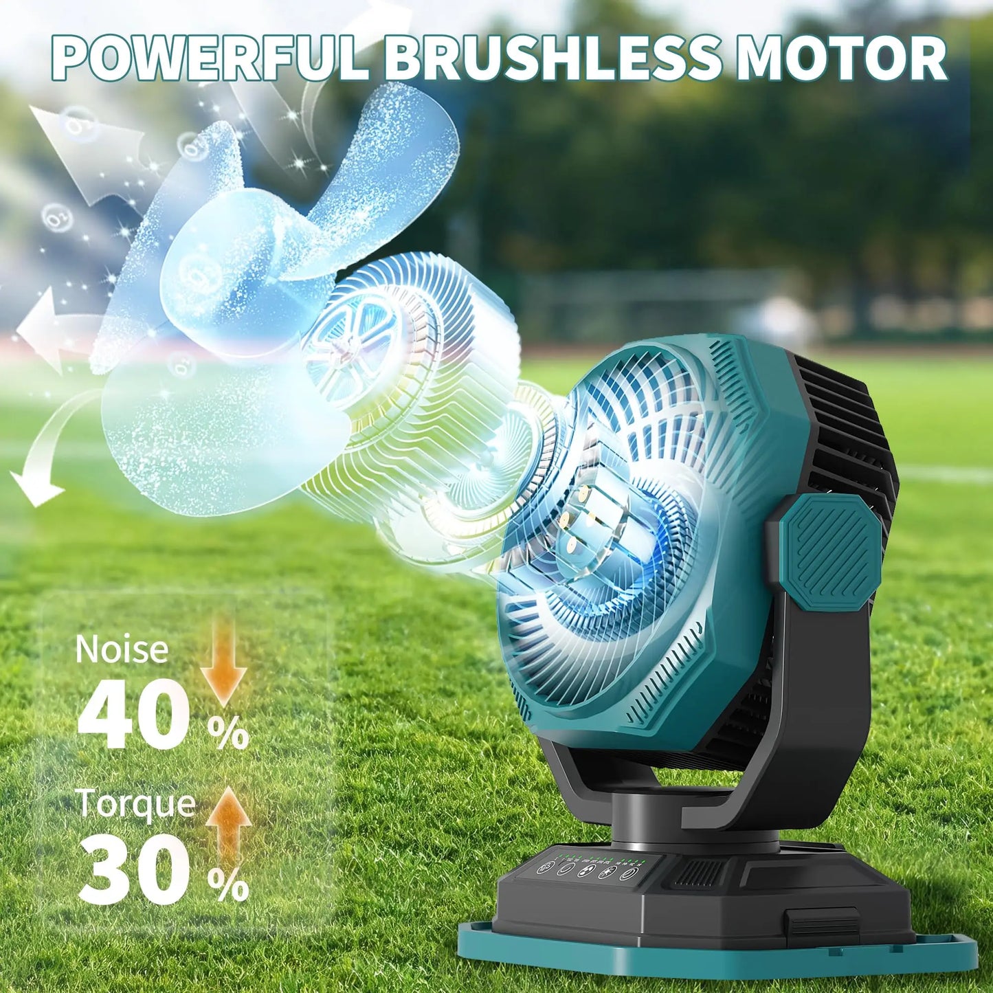 15L Portable Misting Bucket Fan 3