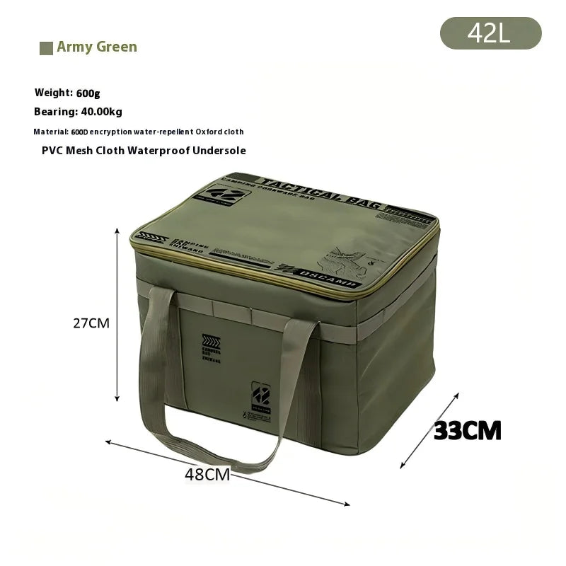 30L/42L/56L Insulated Waterproof Tactical Camping Bag