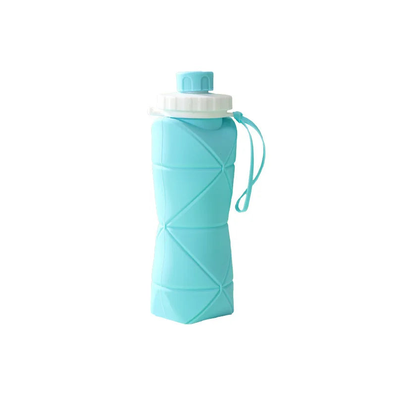 Outdoor Silicone Folding Water Bottle Portable