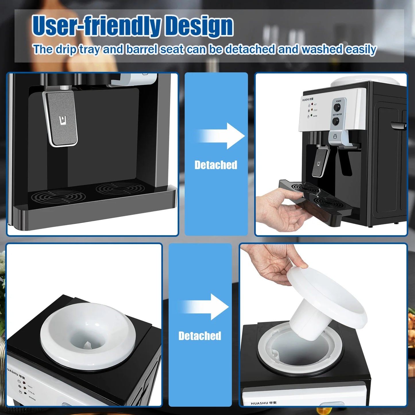 110V Desktop Hot Cold Water Dispenser