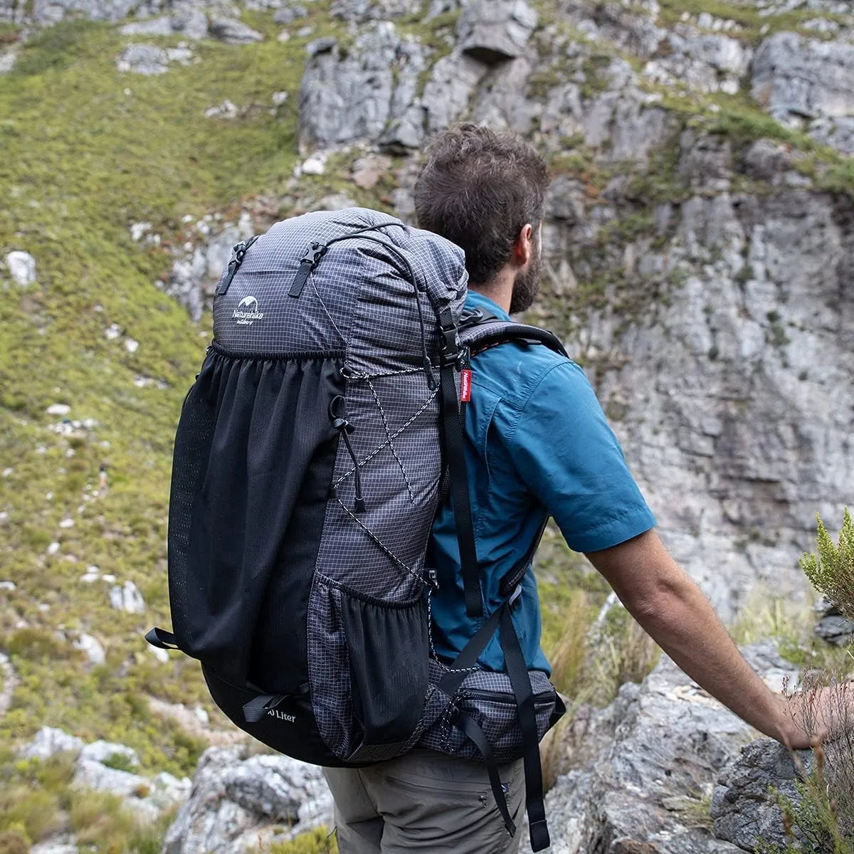 Naturehike Outdoor Mountain Backpack 60+5L Waterproof High Capacity