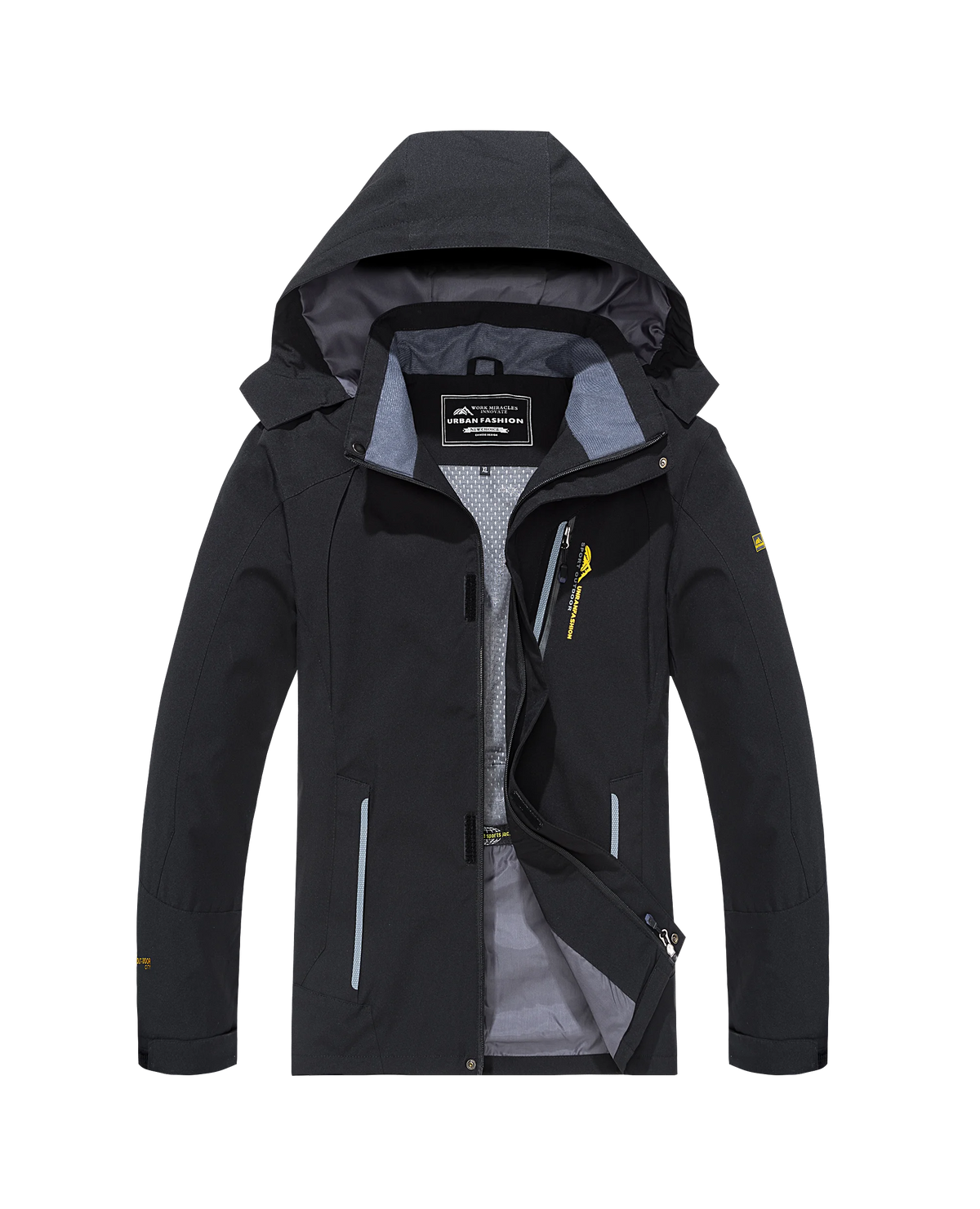 Men's Waterproof Hiking Jacket – Windproof Outdoor Rain Coat