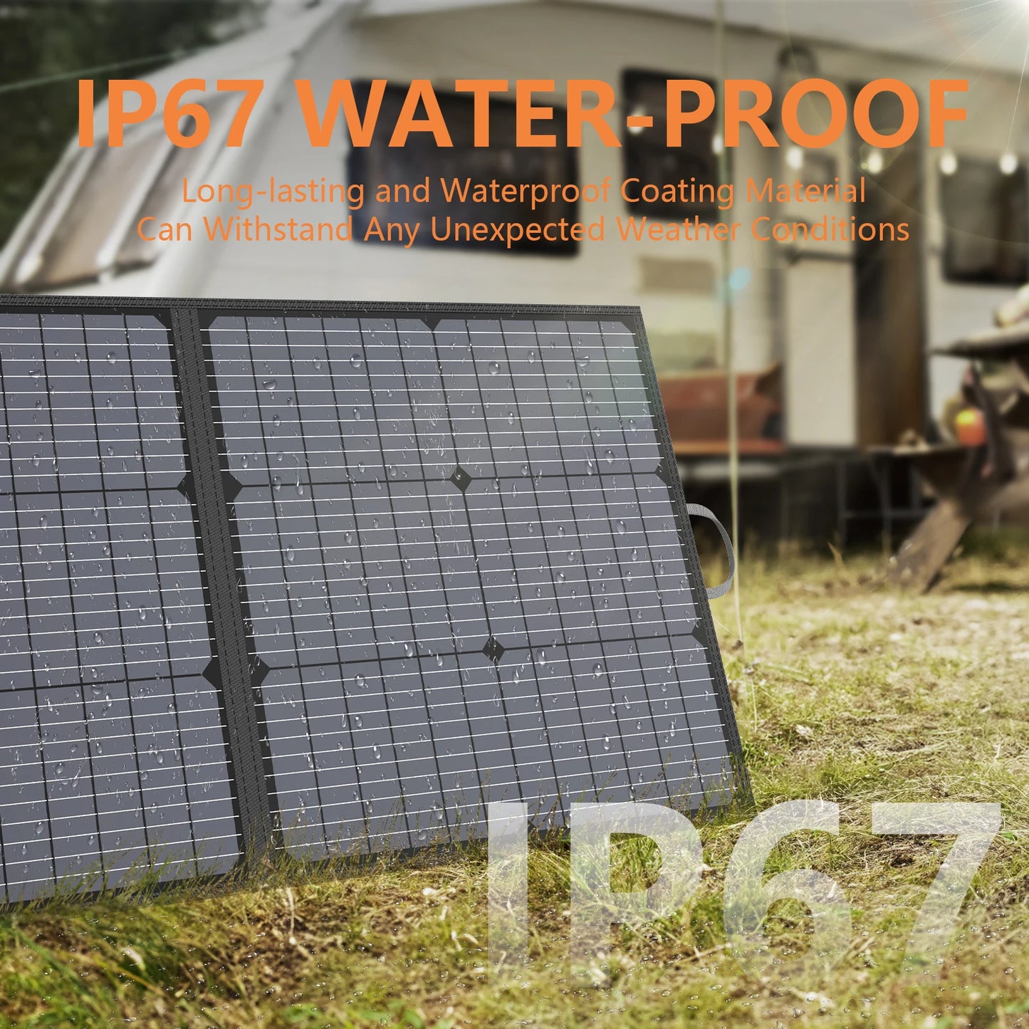 MHPOWOS Portable Solar Charger 40V 220W Foldable Solar Panel Kit for Jackery Bluetti Ecoflow Power stations