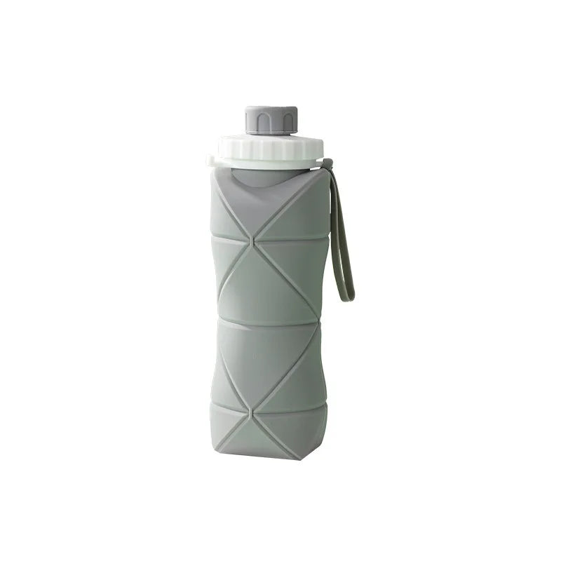 Outdoor Silicone Folding Water Bottle Portable