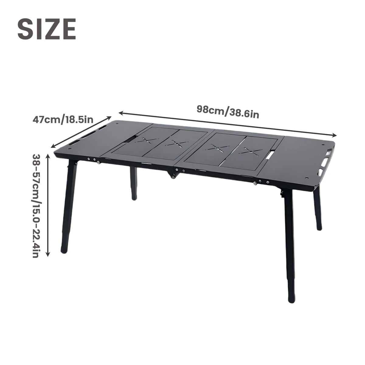 PAKICETUS Lightweight Folding Camping Table – Portable Outdoor Table