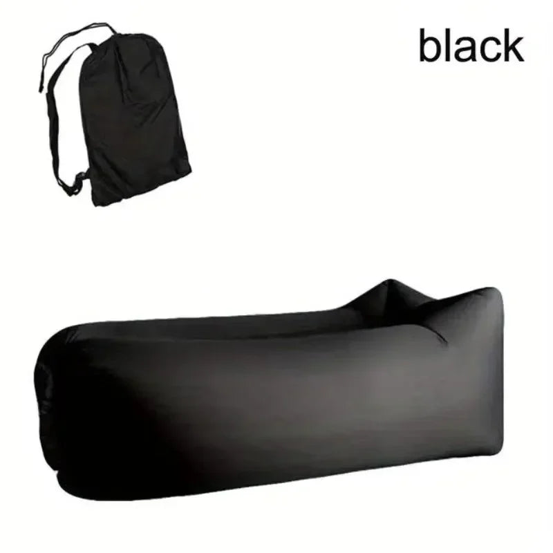 Inflatable Lounger Air Sofa Extra Thick Foldable Couch For Outdoor Camping Beach Patio Quick Inflation Home Furniture