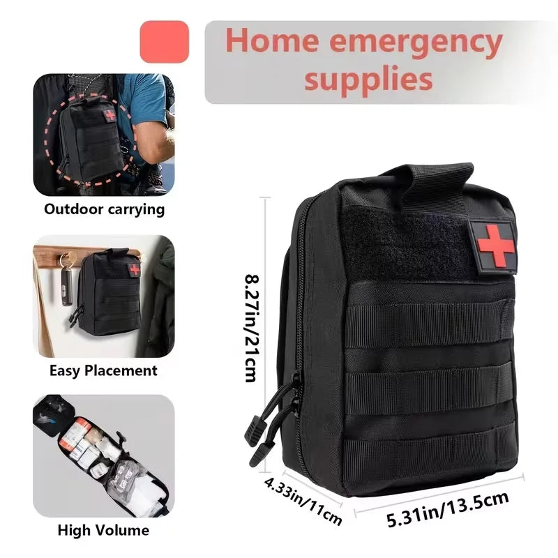 230-Piece Emergency Survival & First Aid Backpack