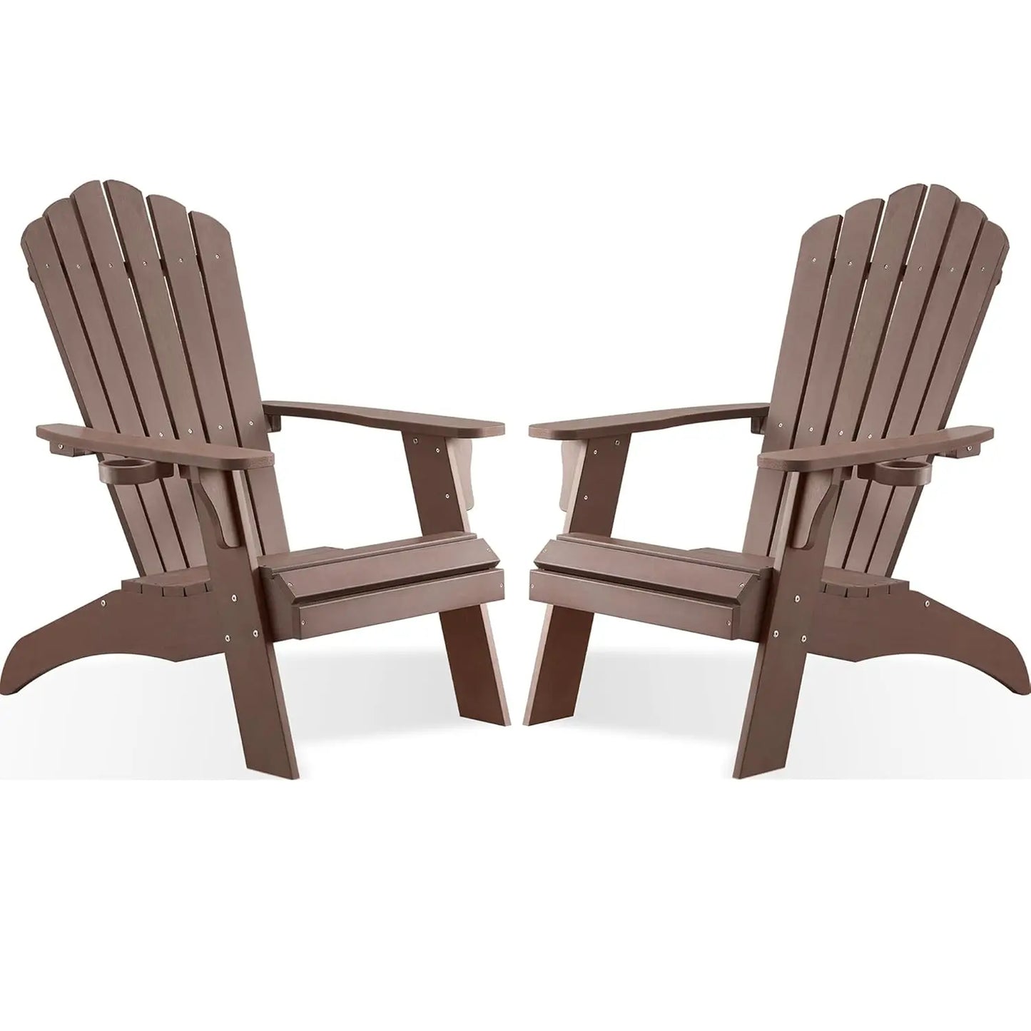 Oversized Poly Lumber Adirondack Chair Set of 2