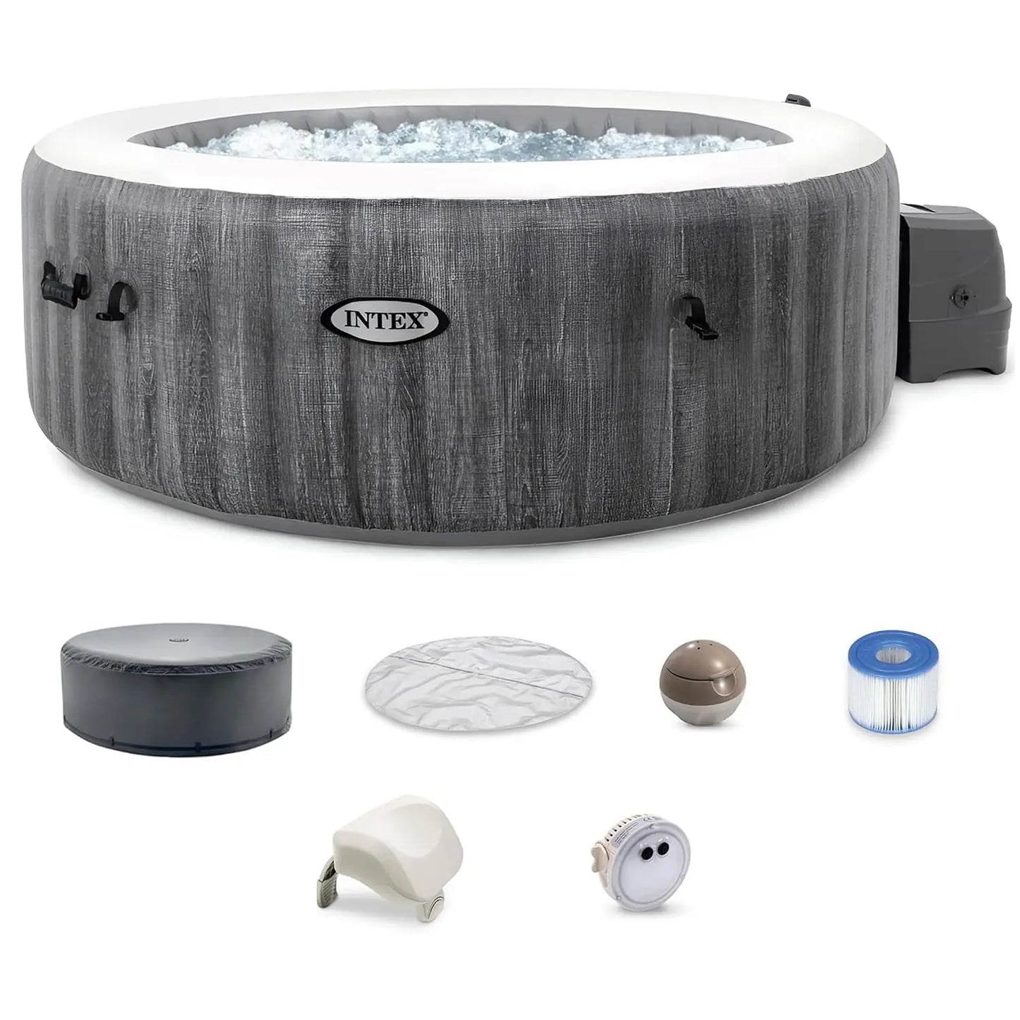 Deluxe Inflatable Spa Set, Energy Efficient Cover, Spa Control App & Wireless, Custom