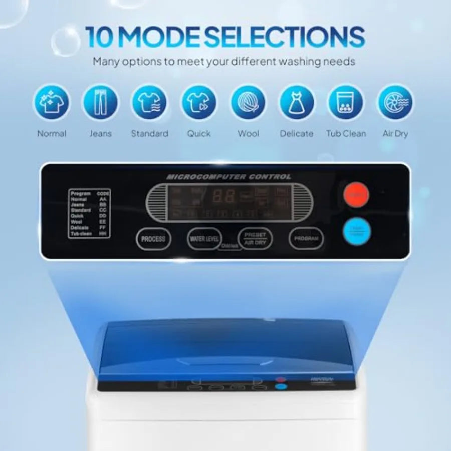 25LBS Portable Washing Machine Full-Automatic Electric