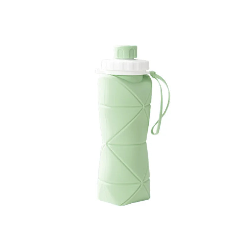 Outdoor Silicone Folding Water Bottle Portable