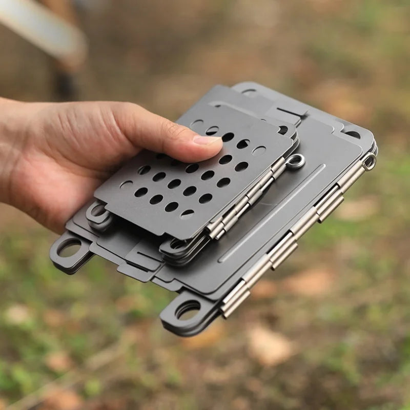 Tiartisan Ultralight Titanium Multi-Fuel Camping Stove – Folding Wood Burner