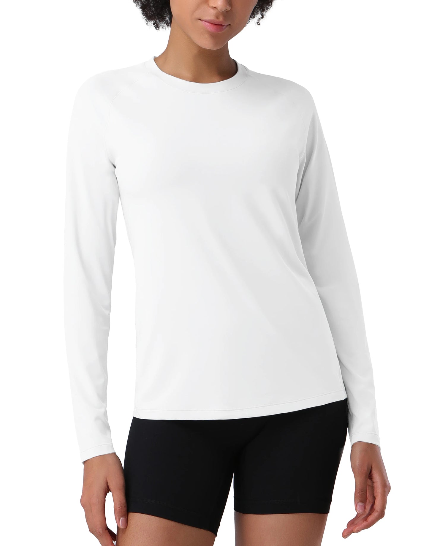 Womens Camp Hiking Long Sleeve T-shirt  SPF UV Protection