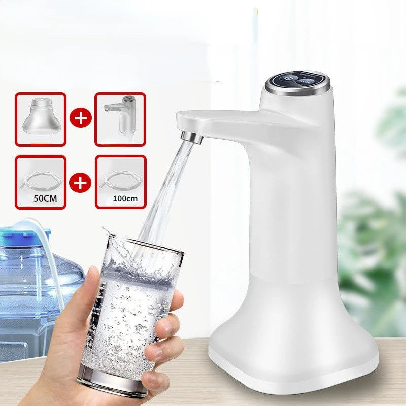 Portable USB Rechargeable Water Dispenser Pump – Automatic Push-Button Design