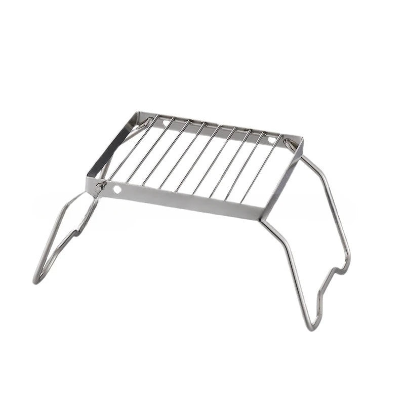 Portable Folding Stainless Steel Campfire Grill – Outdoor Cooking Grate
