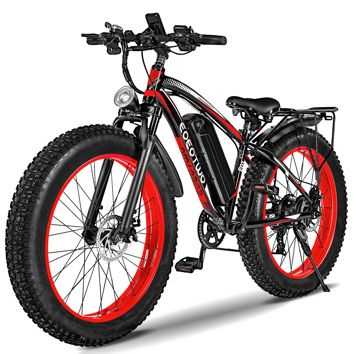 26" Fat Tire Electric Bike – 1000W Motor, 48V 15Ah Battery