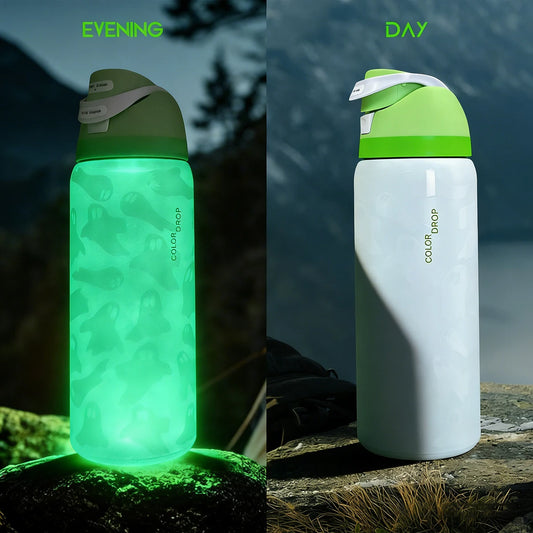 Nightlight Ghost 32oz Stainless Steel Insulated Water Bottle