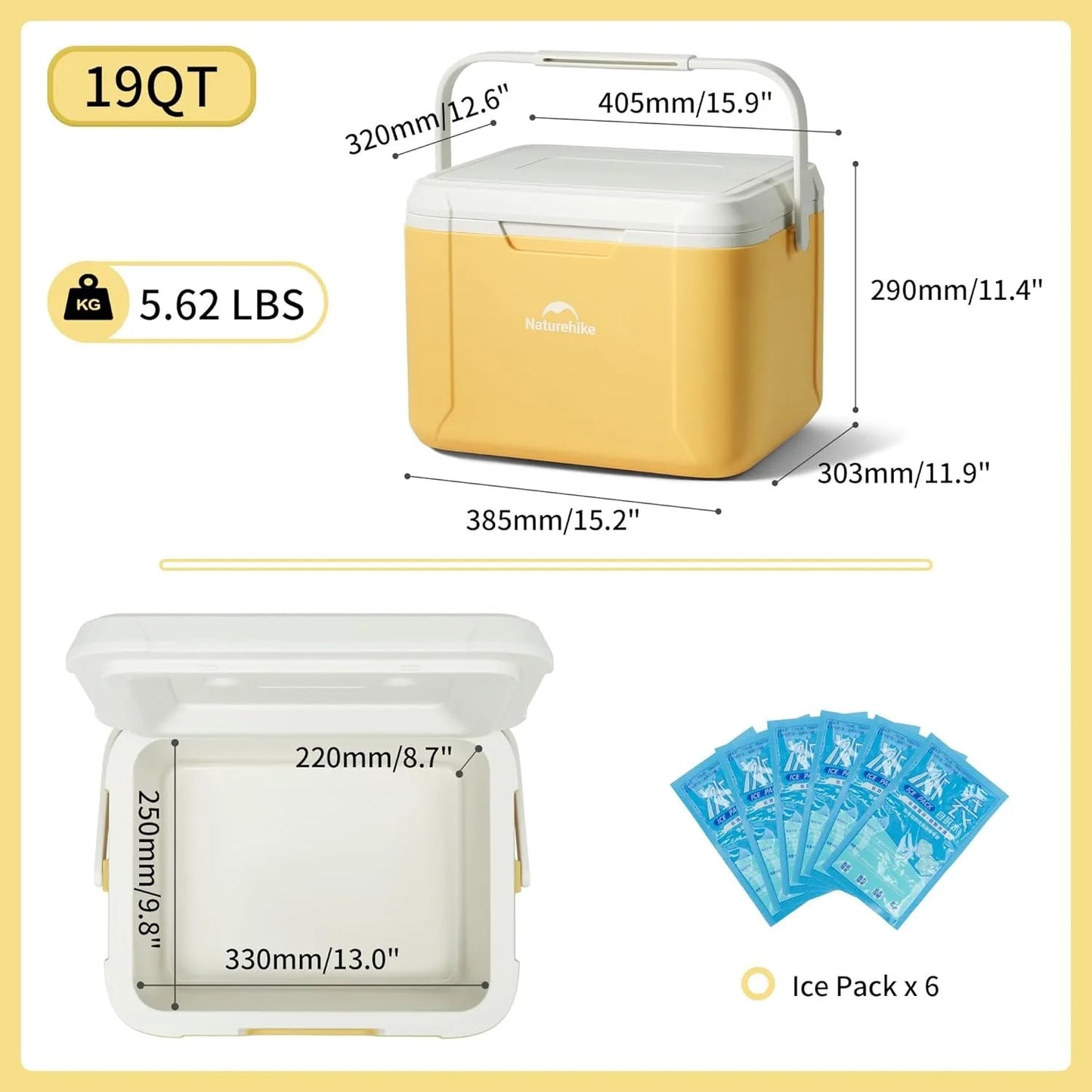 18L Cooler Ice Chest