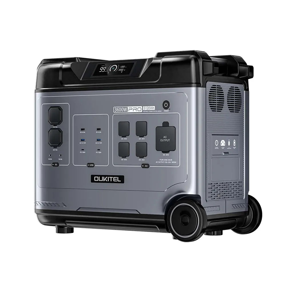 Pro Portable Power Station 5120Wh Solar Generator
