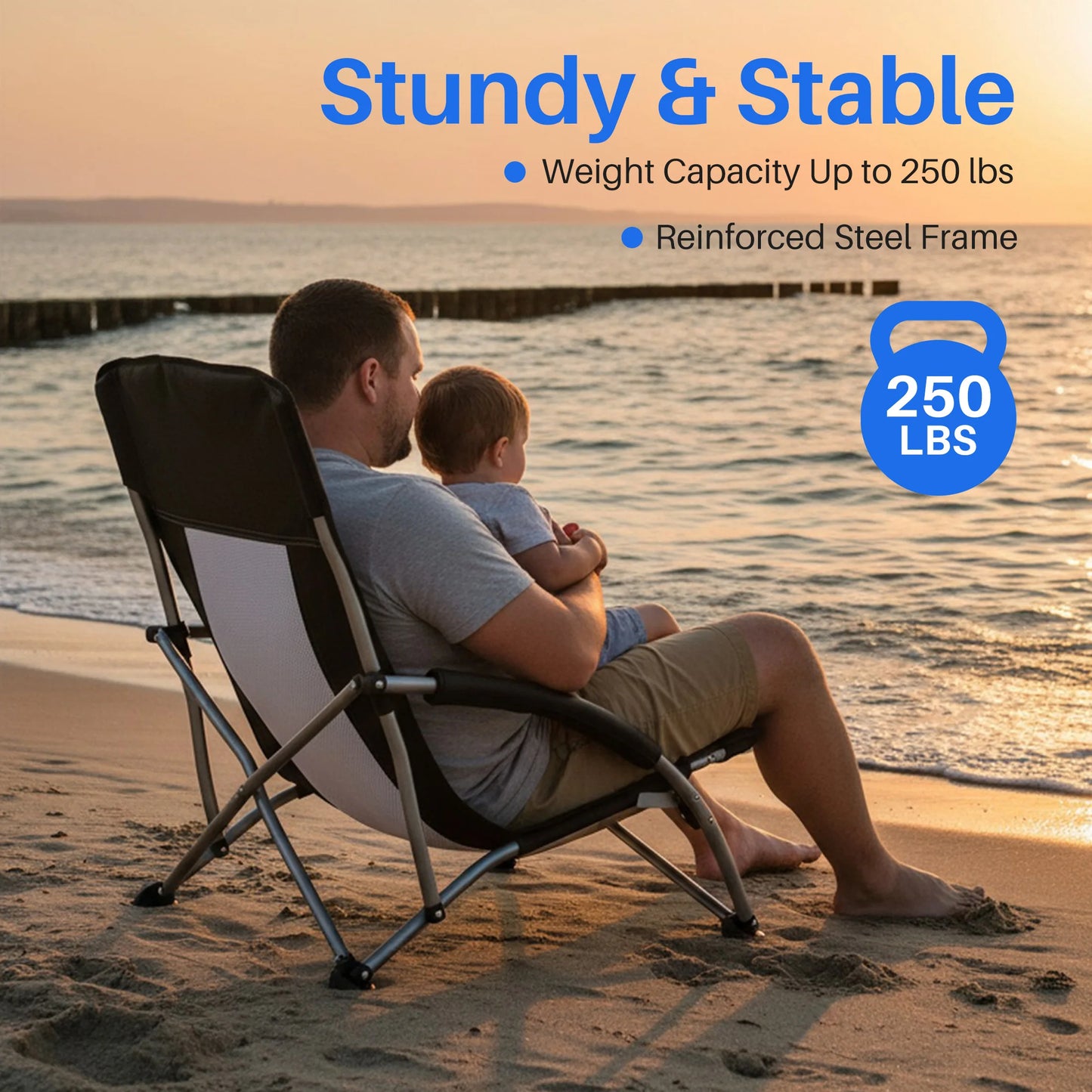 Low Camping Beach Chair