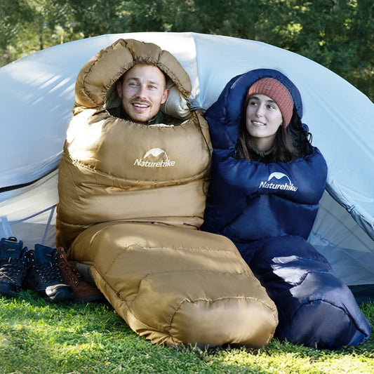 Naturehike MJ300/MJ600 Mummy Sleeping Bag – Warm Cotton Camping Sleep System