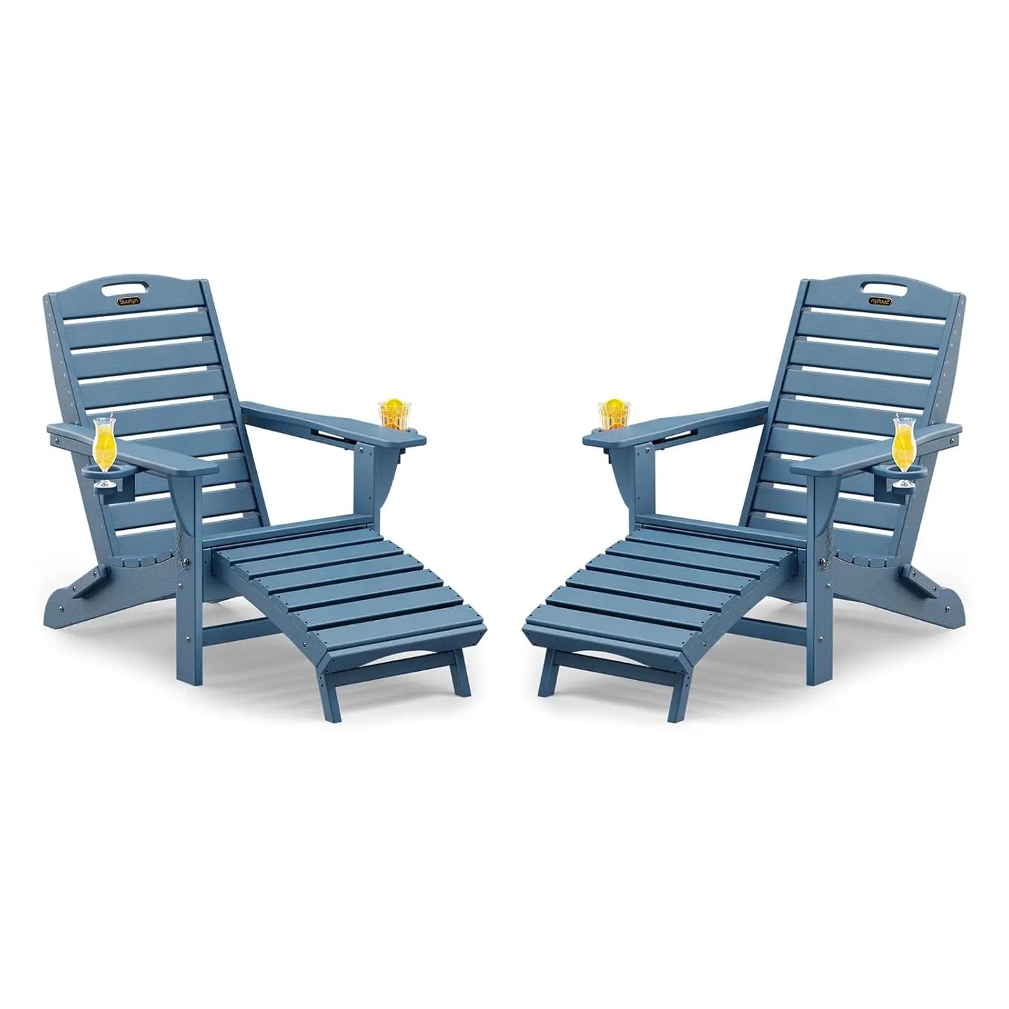 Folding Adirondack Chairs Set of 2