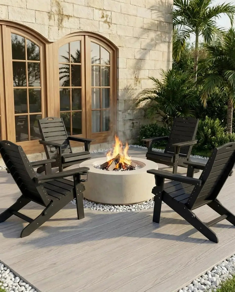 Folding Adirondack Chairs Set of 2