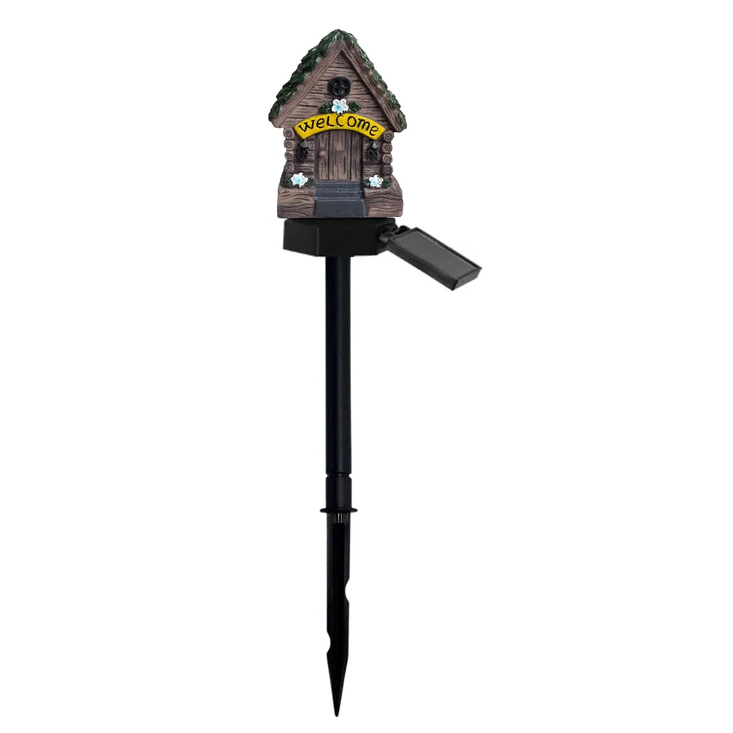 Solar Fairy-Tale Mushroom Cottage Outdoor Lawn Lamp Waterproof LED Creative Lamp