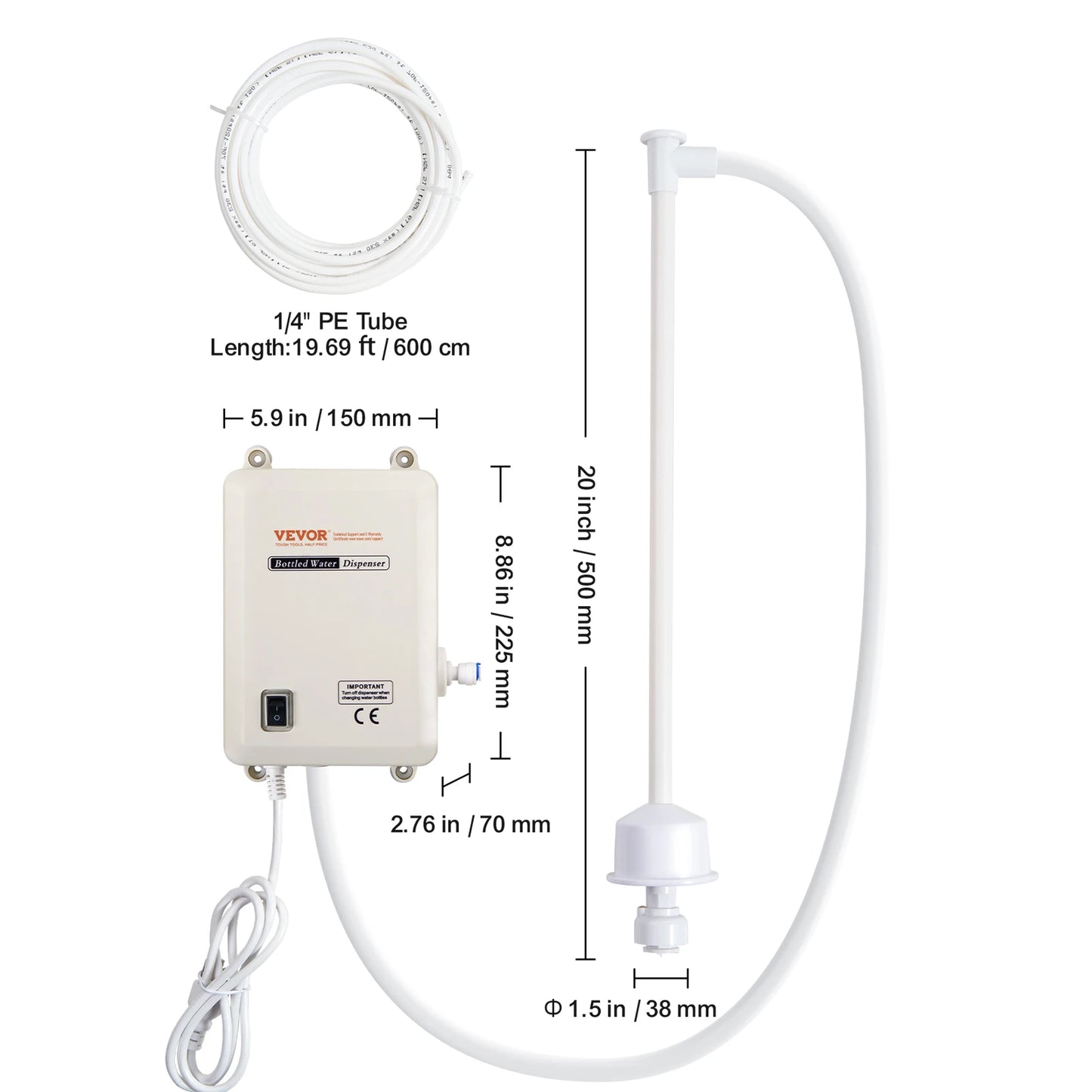 5 Gallon Bottled Water Dispenser Pump System