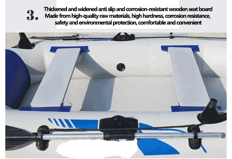 Inflatable Fishing & Recreation Boat – 5.7–12 FT with Air Deck