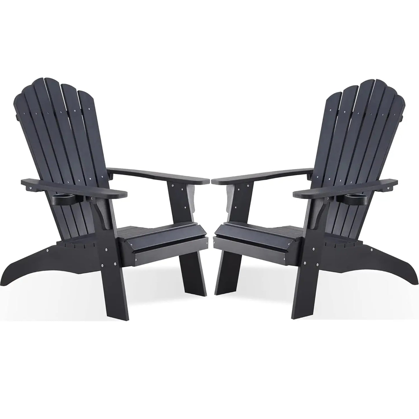 Oversized Poly Lumber Adirondack Chair Set of 2