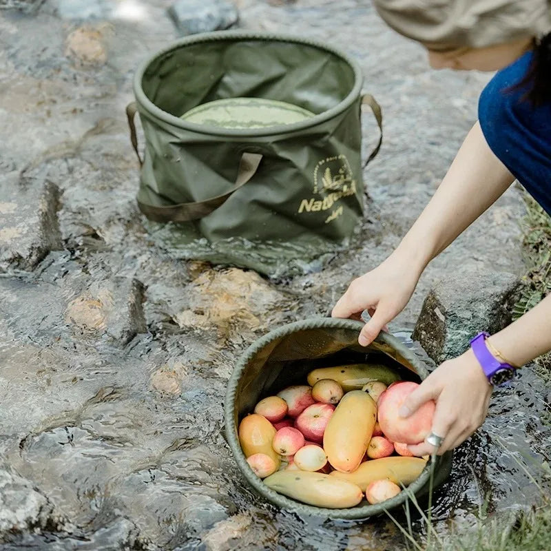 Naturehike Foldable Camping Bucket – Portable Waterproof Outdoor Pail