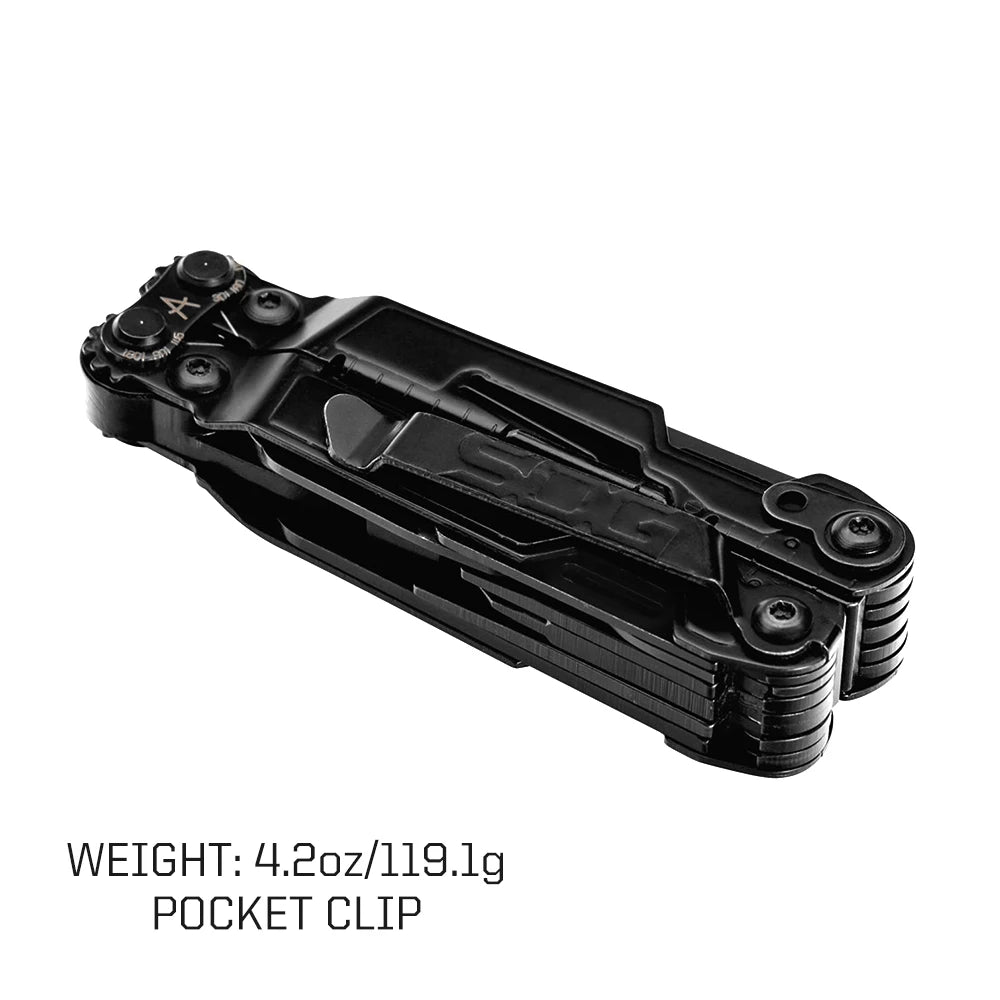 SOG PowerPint 18-in-1 Mini Multitool – Stainless Steel Pocket Pliers