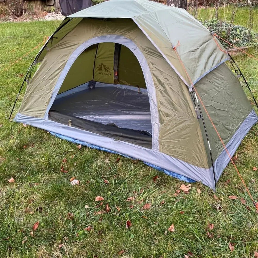 Night Cat 1–4 Person Lightweight Backpacking Tent with Rainfly & 2 Doors