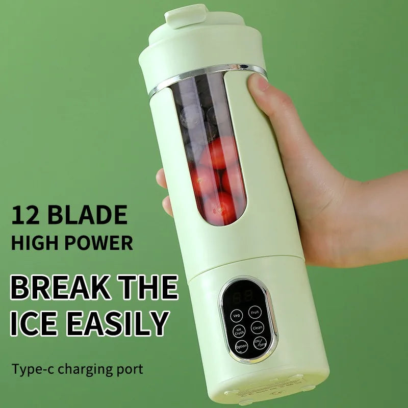 Portable Juicer Wireless USB Charging Crushed Ice