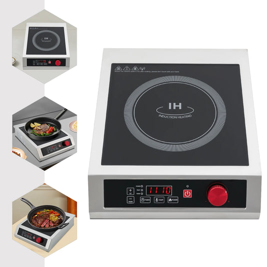 3500W Stainless Steel Induction Cooktop,110V