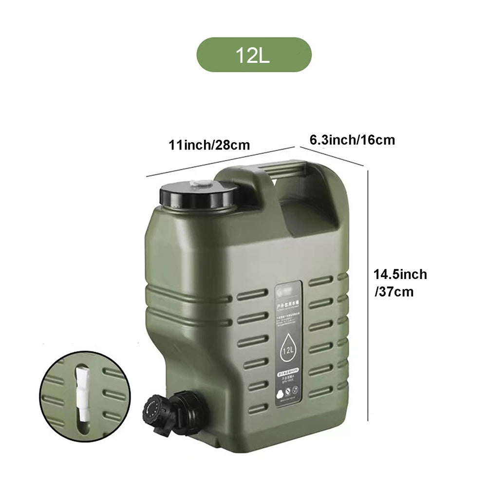 Desert Fox 10L/12L/18L/25L Large Military Green Water Tank Carrier Container