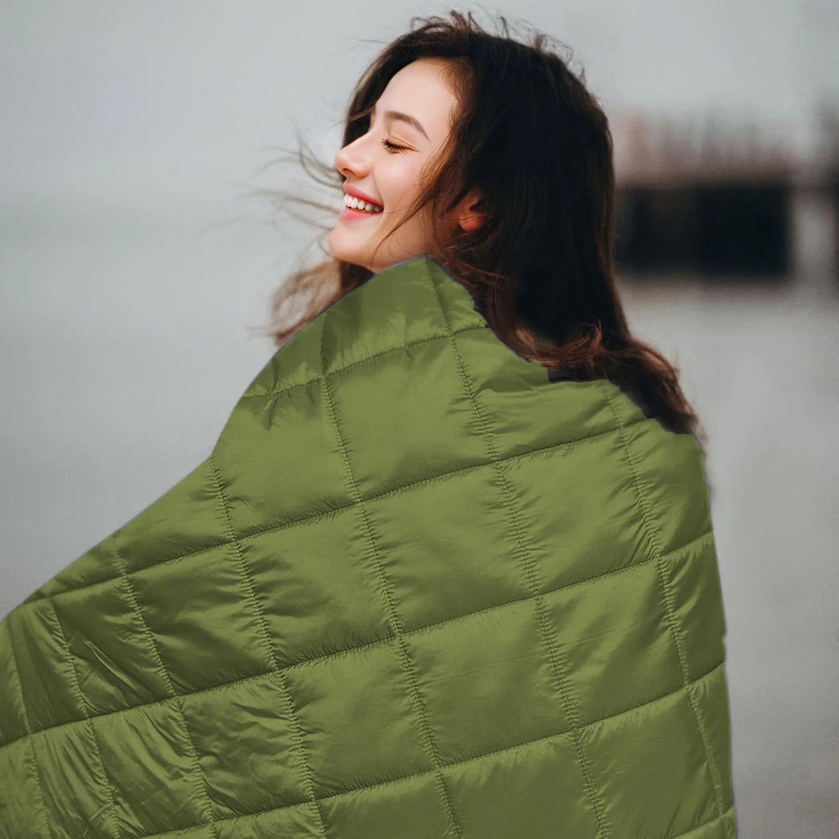 Lightweight Puffy Camping Blanket