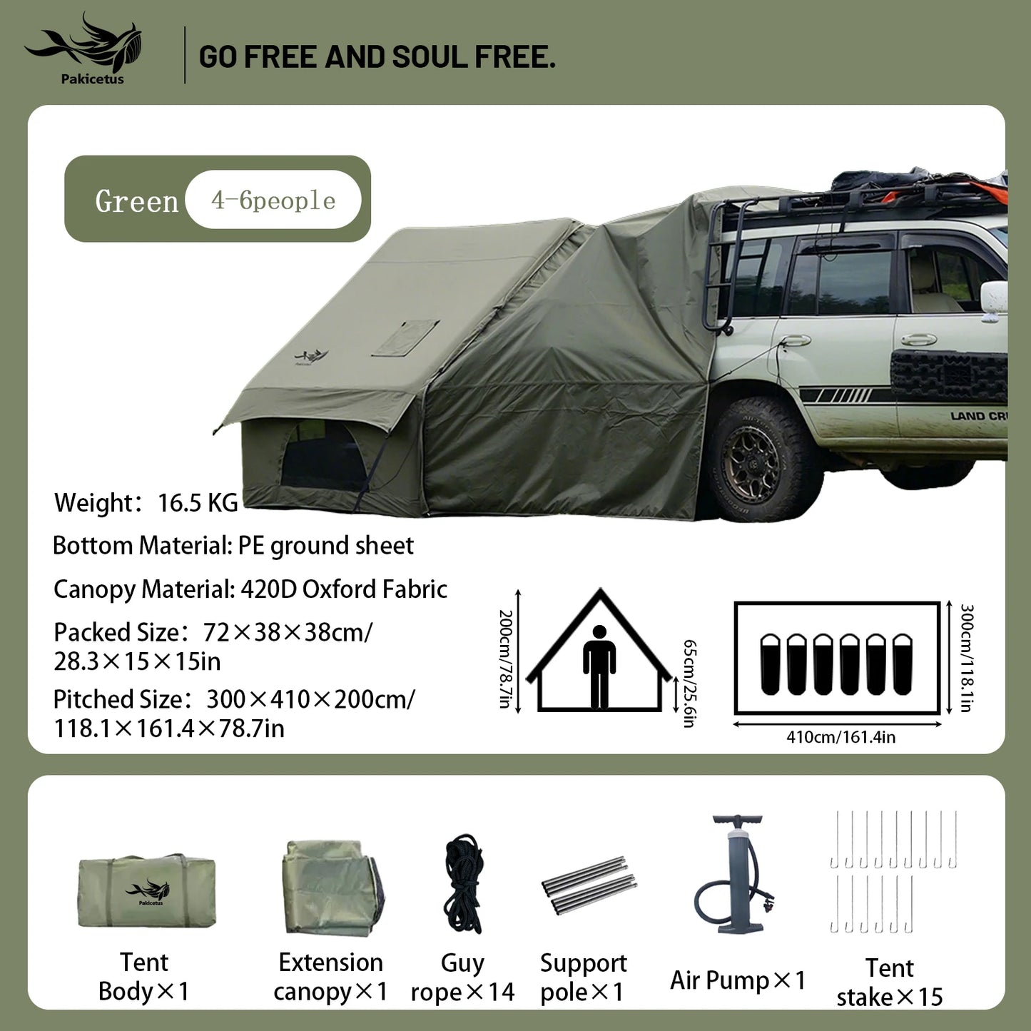 4-8 Person Inflatable Tent